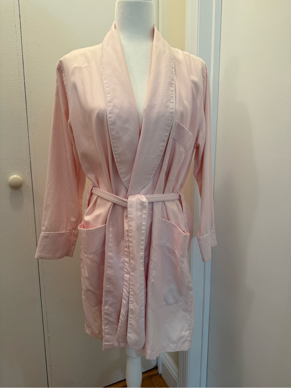 Hill House Pink Robe with Belt